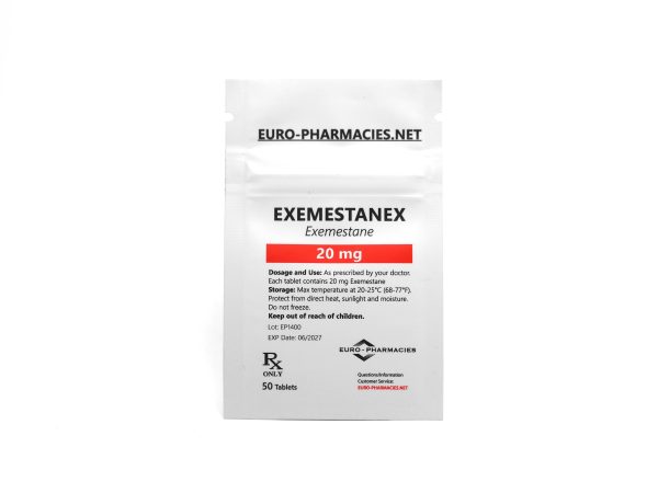 Exemestanex (Aromasin) - 20mg/tab - 50 tab/bag