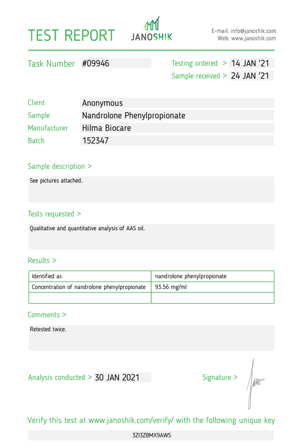 Nandrolone Phenylpropionate (USA) - Image 2