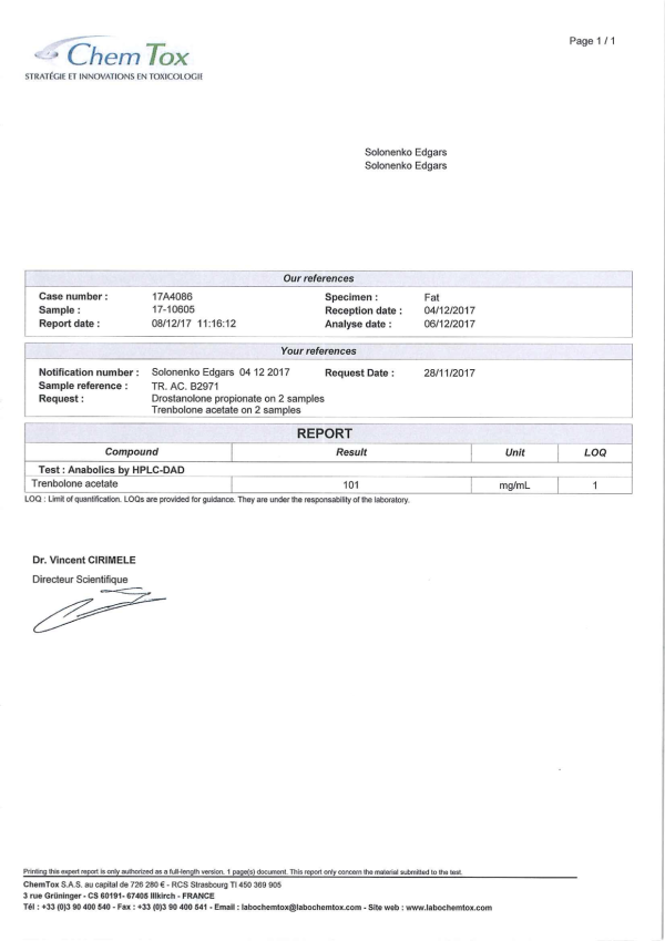 Trenbolone Acetate (USA) - Image 2