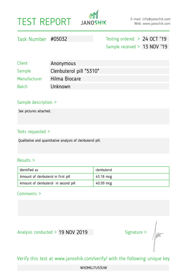 Clenbuterol (USA) - Image 2