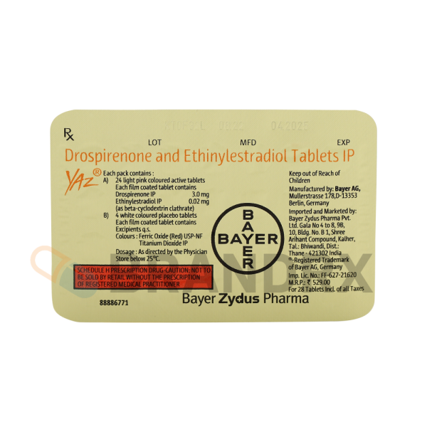Yaz 3/0.02 mg - Image 4
