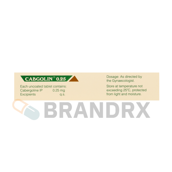 Cabgolin 0.25 mg - Image 2