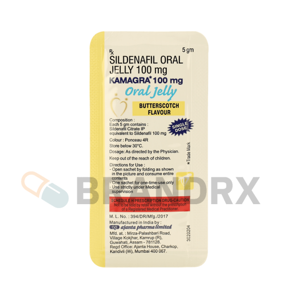 Kamagra Oral Jelly Flavoured 100 mg