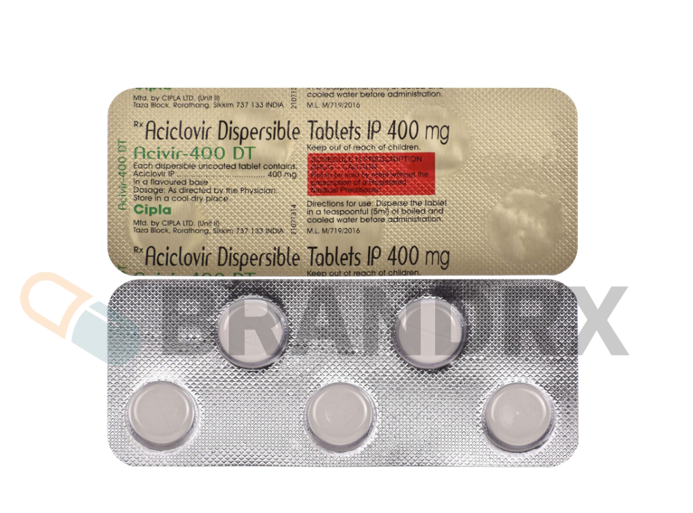 Acivir DT 400 mg